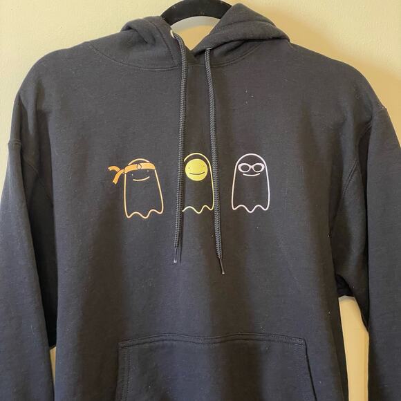 YouTuber Dream M Minecraft black white video game hoodie cozy cabincore gamer - Picture 2 of 6